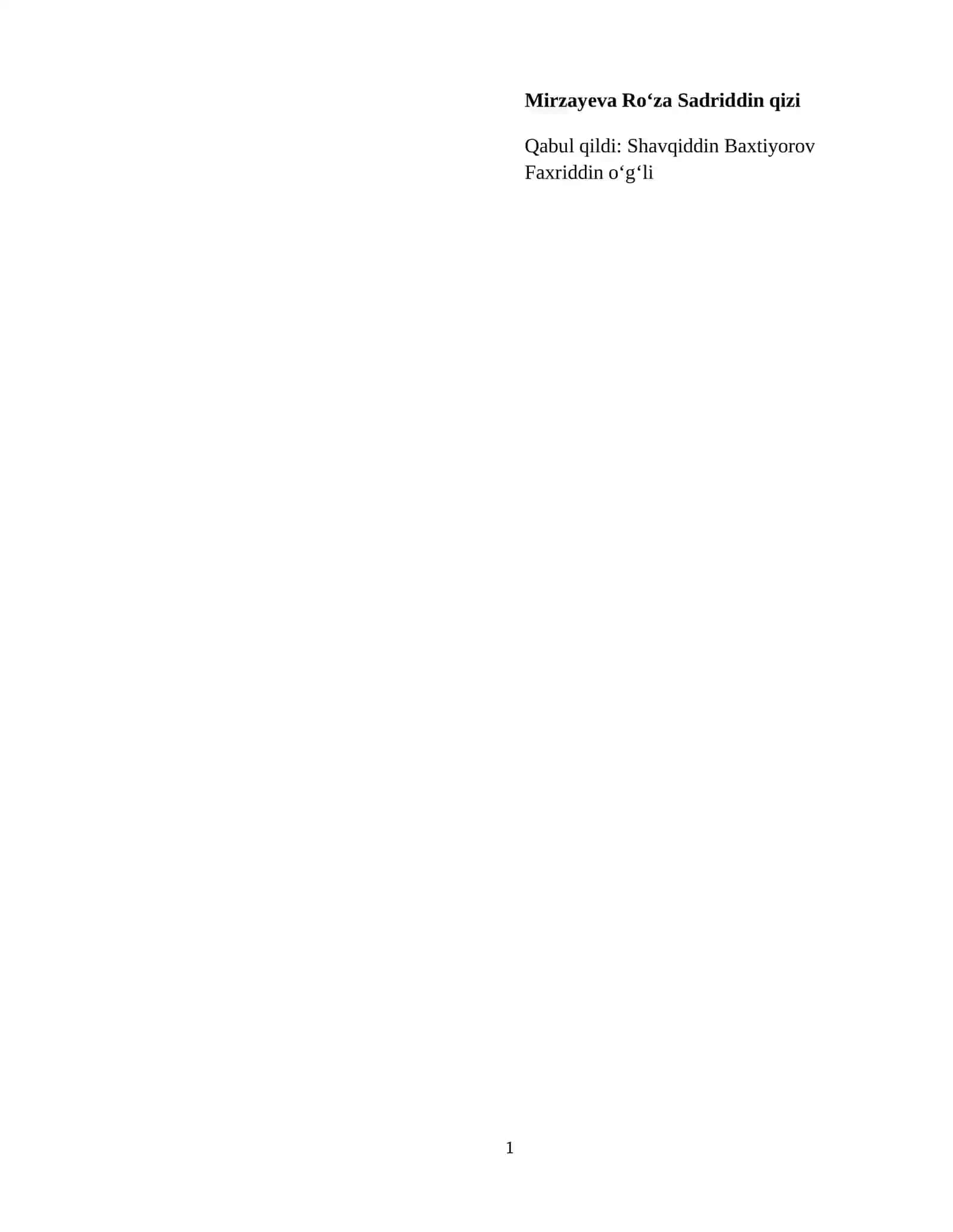 I. KIRISH                                                                                                          II. ASOSIY QISIM                                                                                                                   1. Kreativ dars tuzulishining texnologiyalari.                                   2. Boshlang'ich sinflarda ijodiy qobiliyatlarini rivojlantirish.                                                                                              3. Boshlang‘ich 2
