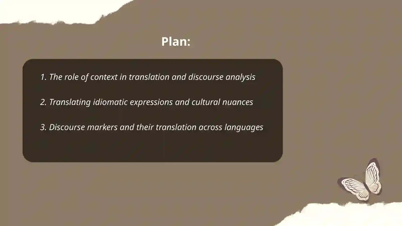 Translation and discourse analysis 2