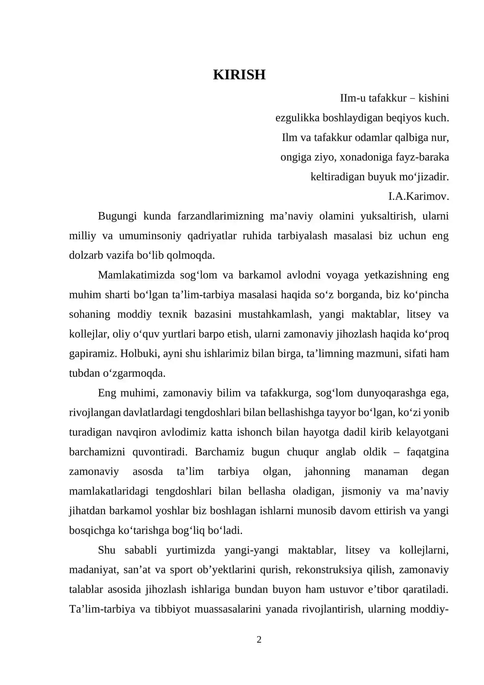 Differensial hisobning geometriyaga baʼzi bir tatbiqlari 2