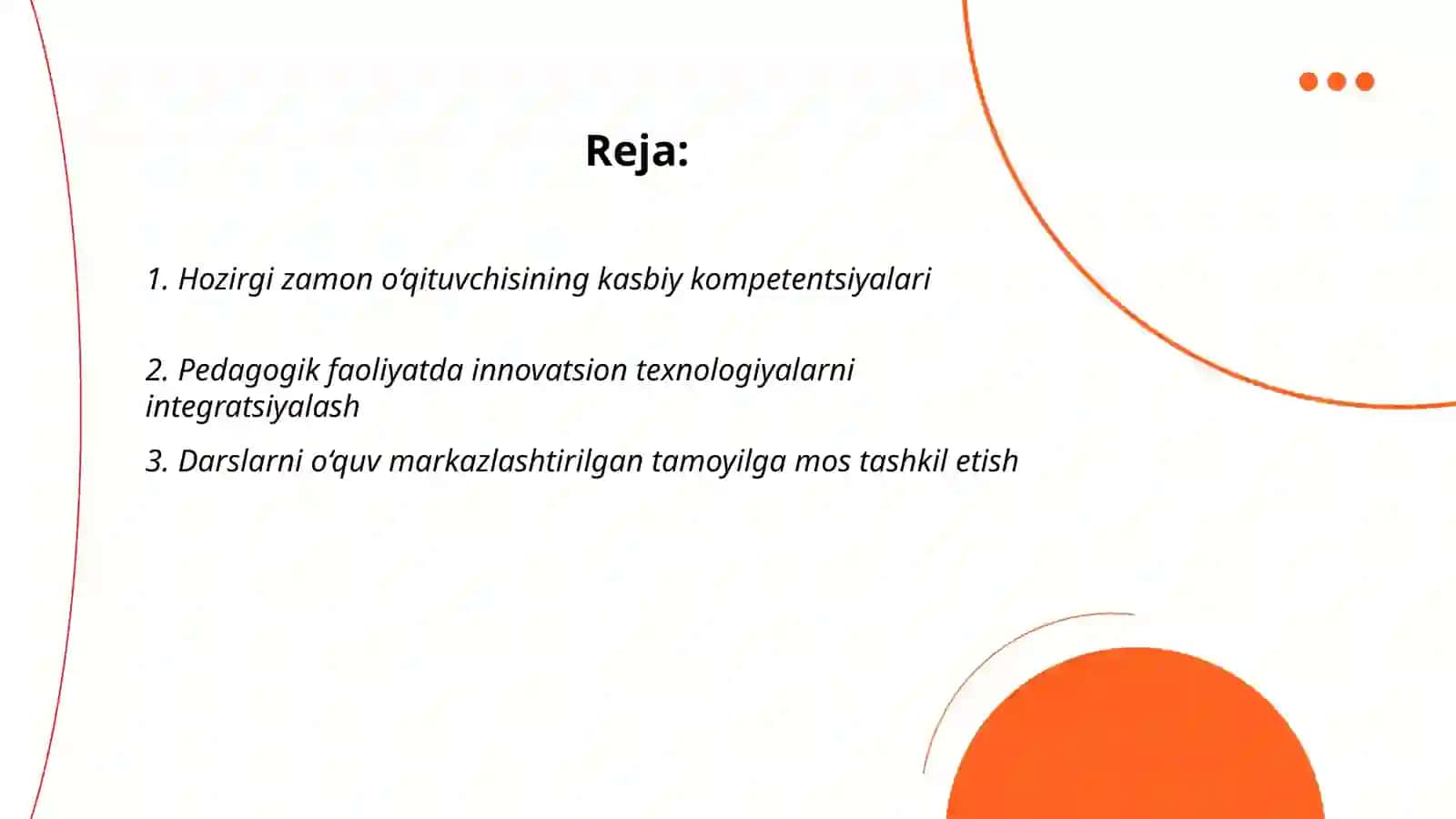 Hozirgi zamon o‘qituvchisining pedagogik faoliyati 2