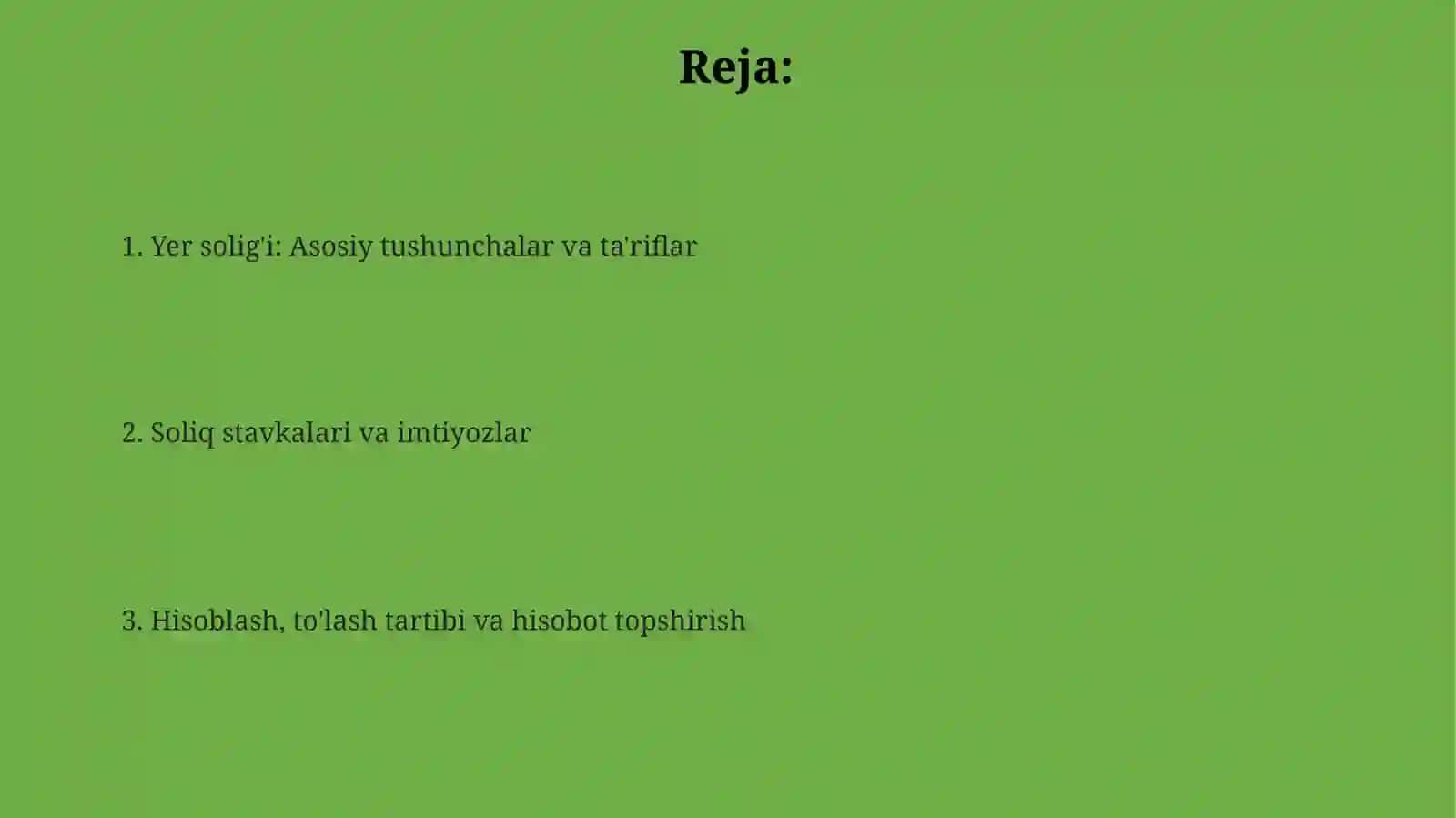 Yer solig'i: Asosiy tushunchalar va ta'riflar 2
