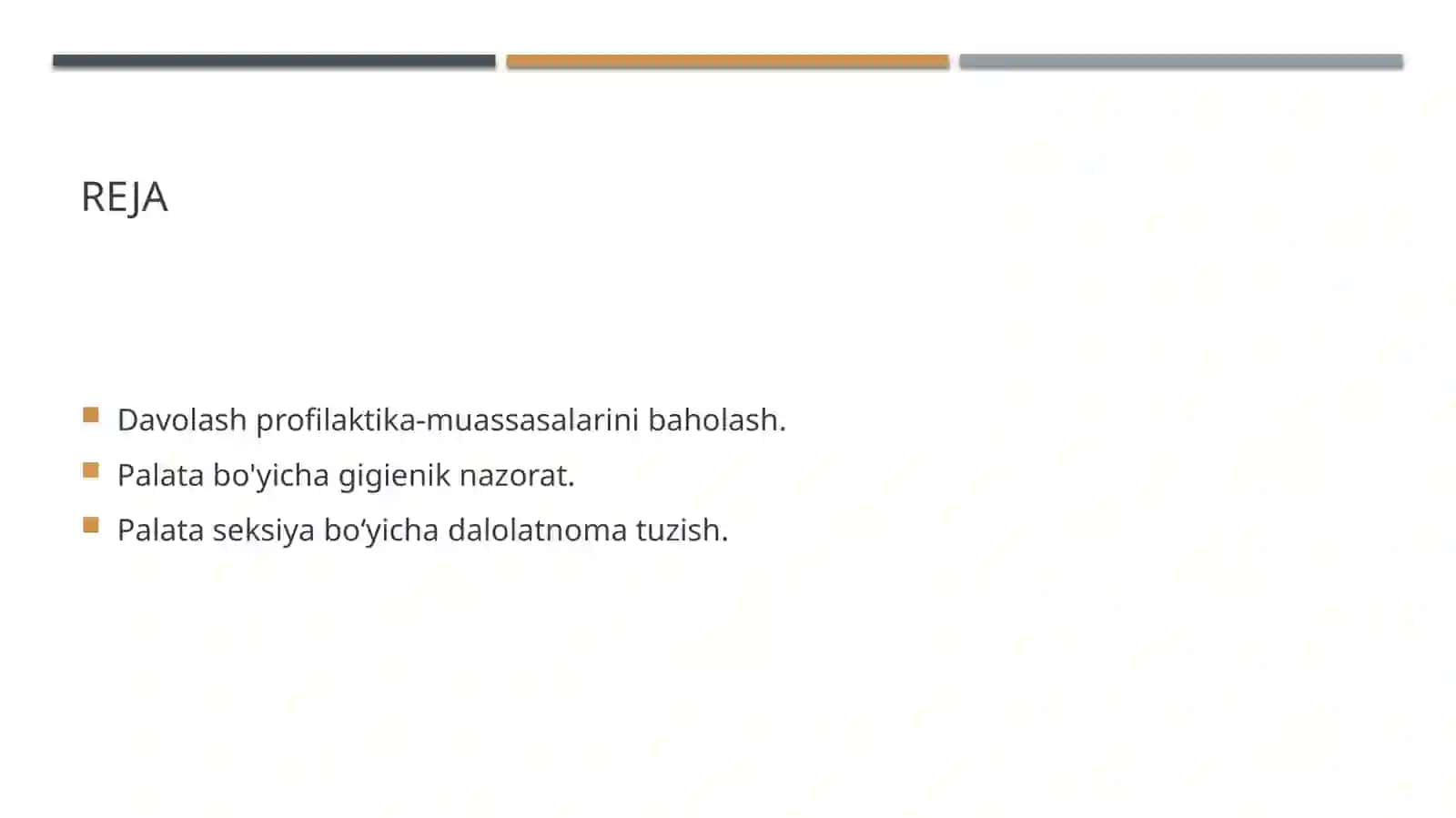 Davolash profilaktika muassasalarini gigienik baholash 2
