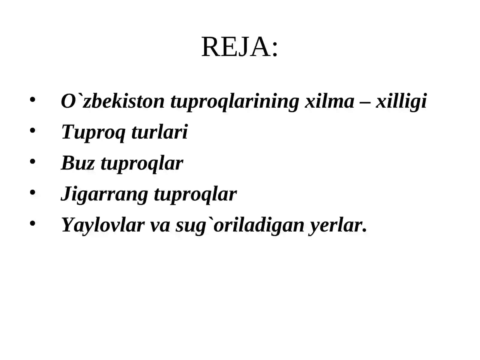 Quruq dasht subtropik tog‘ oldi tuproqlari. Bo‘z tuproqlar 2