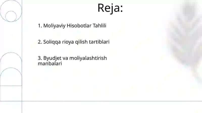 Moliyaviy Hisobotlar Tahlili 2