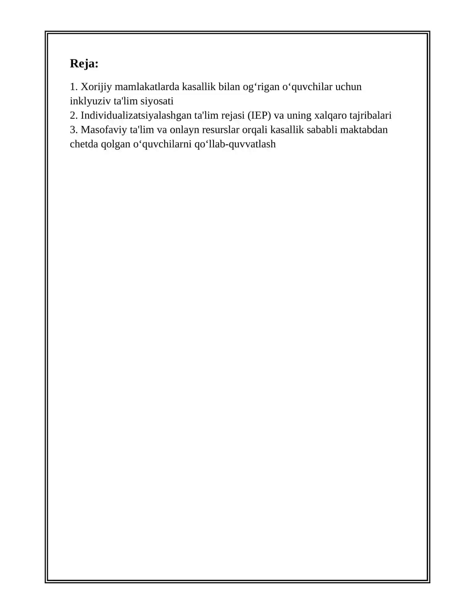 XORIJIY MAMLAKATLARDA KASALLIK BILAN OG'RIGAN 2