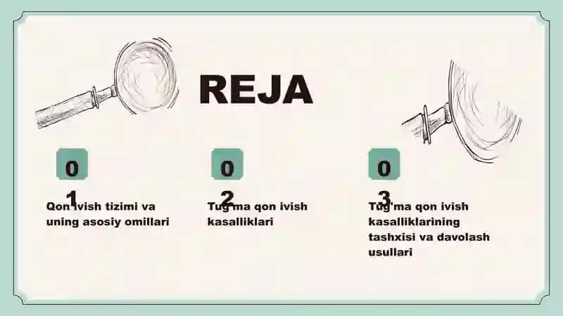 Qon ivish omillarining tug‘ma kasalliklari 2