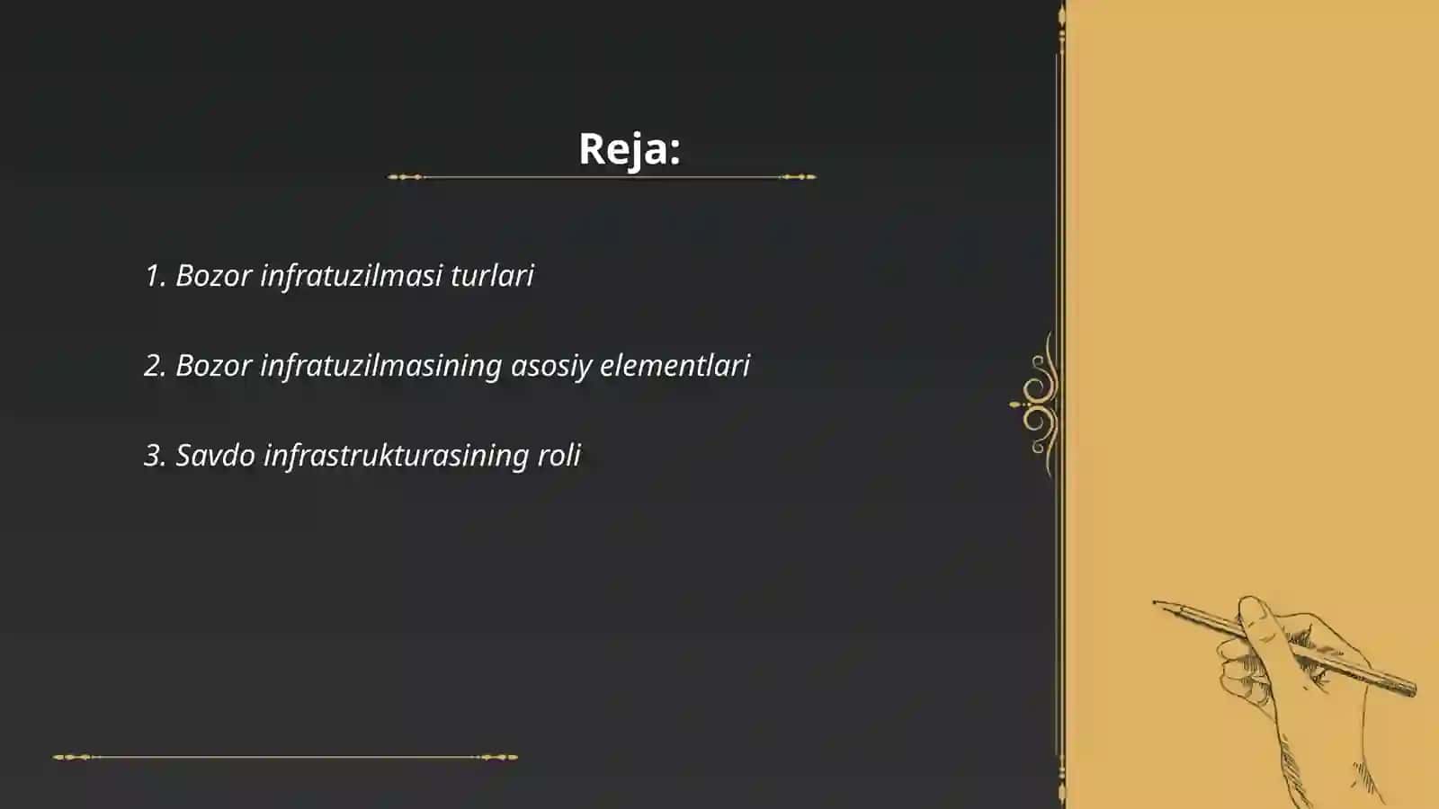 Bozor infratuzulmasining amal qilish shakilari va mexanizimlari 2