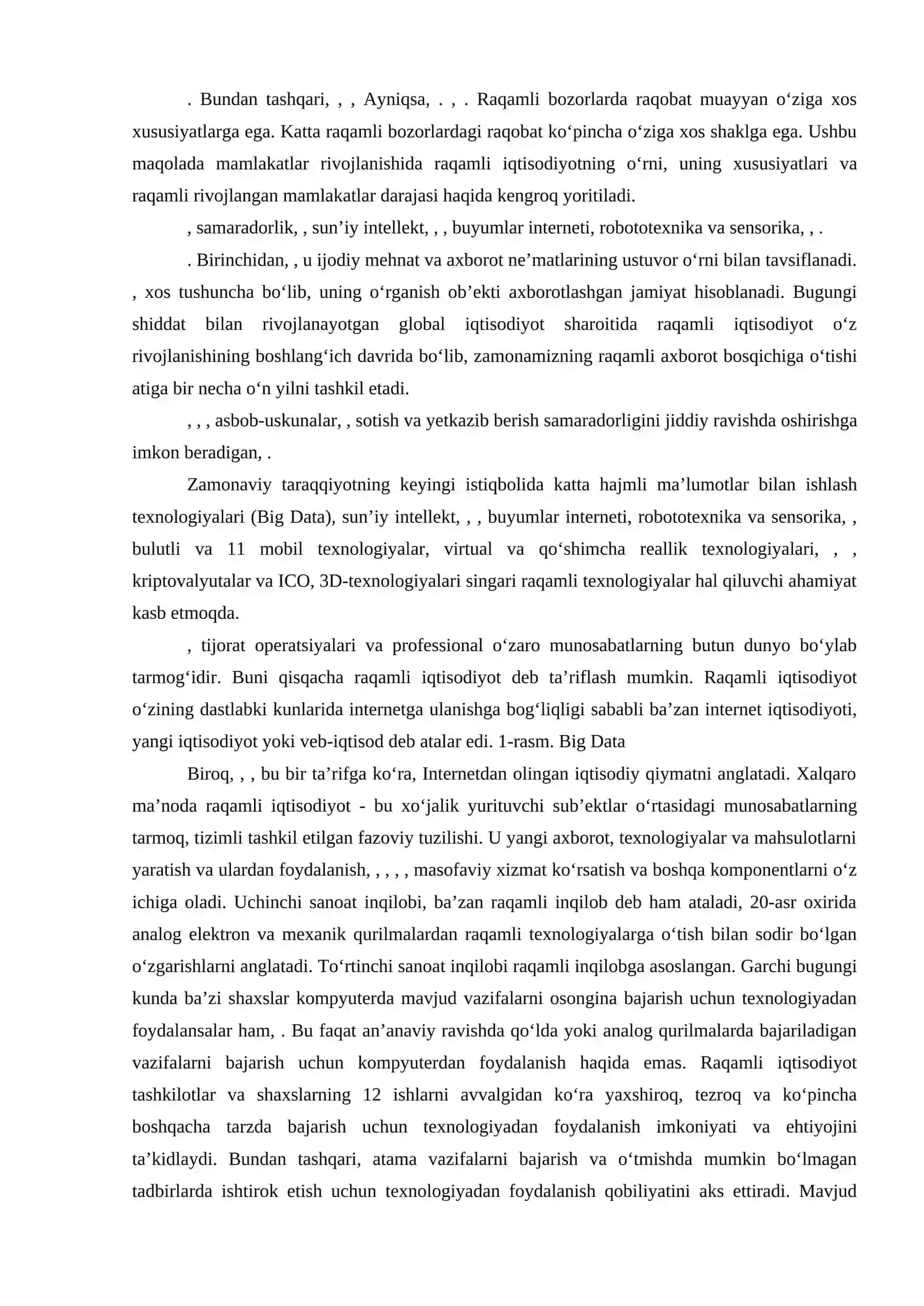 Rivojlangan mamlakatlarda BIG DATA texnologiyasi 2