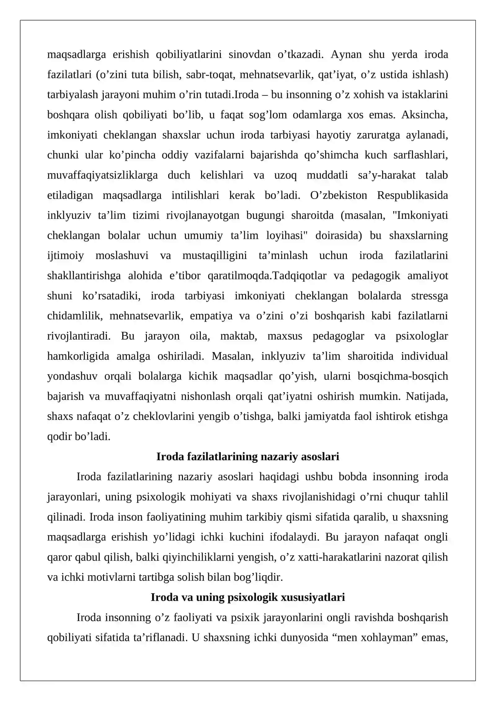Imkoniyati cheklangan shaxslarning iroda fazilatlarini tarbiyalash 2