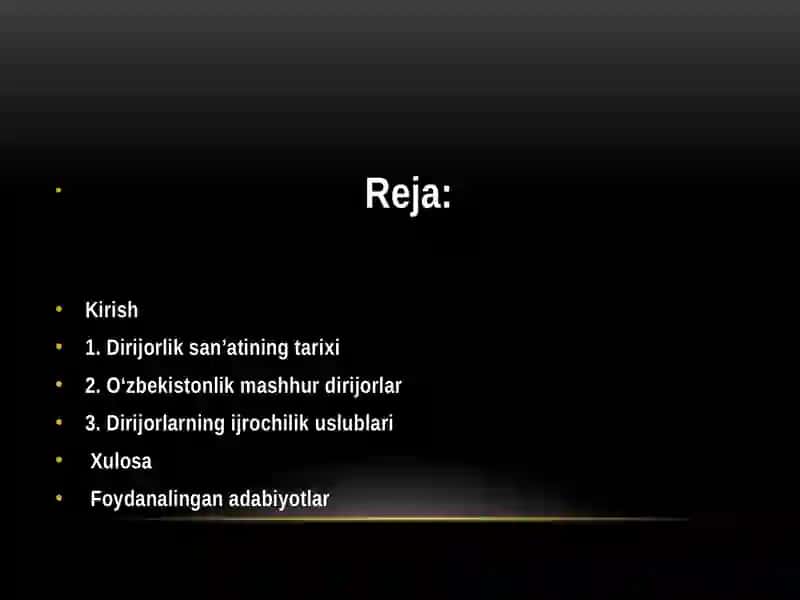 Dirijorlik san’ati tarixi 2