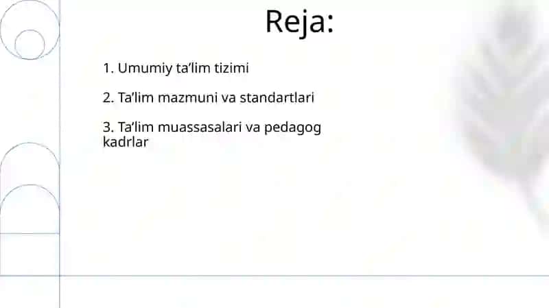 Davlat ta'lim standartlari va dasturlari 2