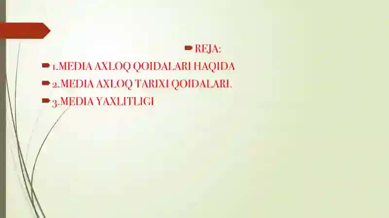 MEDIA MUHITIDA AXLOQIY TAMOYILLAR 2