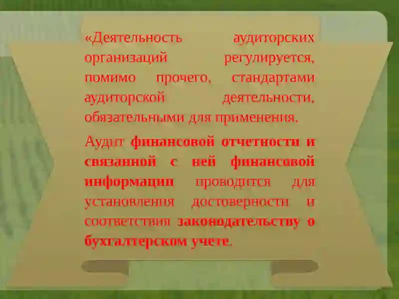 ПОВЕДЕНИЕ АУДИТОРСКОЙ ОРГАНИЗАЦИИ ПРИ ОБНАРУЖЕНИИ НЕТОЧНОСТЕЙ В ФИНАНСОВОЙ ОТЧЕТНОСТИ 2