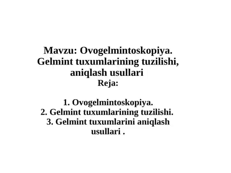 Ovogelmintoskopiya 2