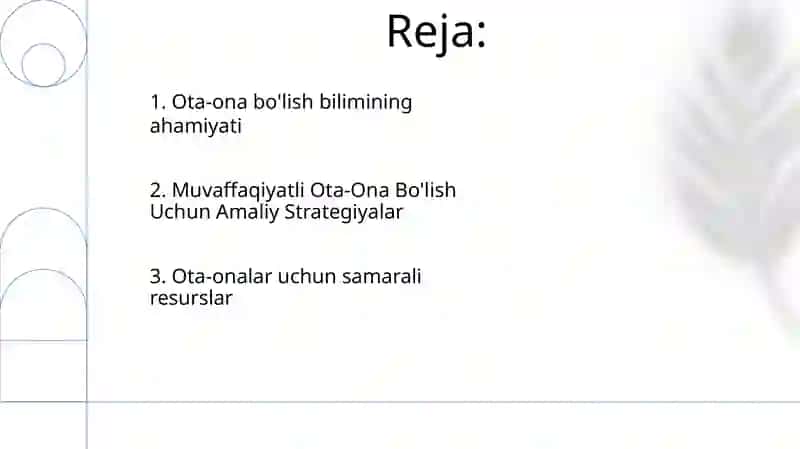 Ota-onalarga tarbiyaga oid bilimlar berish 2