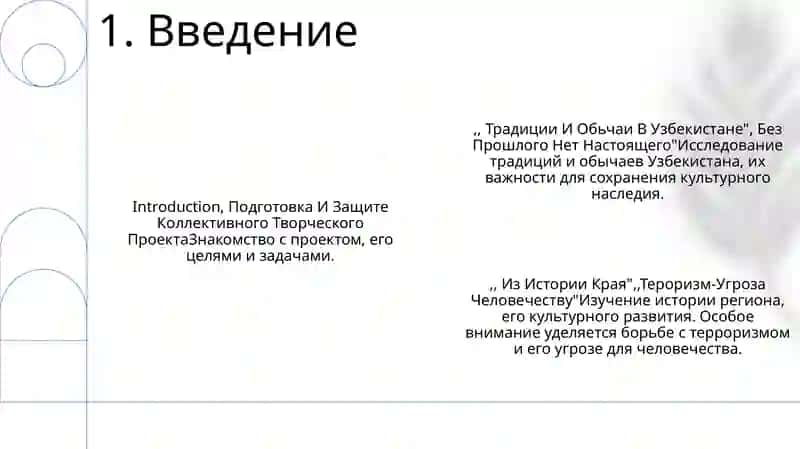 Подготовка И Защите Коллективного Творческого Проекта 2