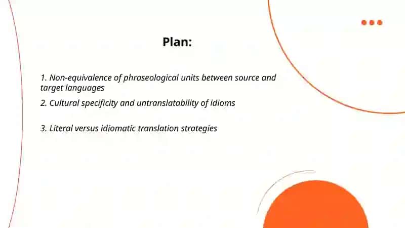 Problems of phraseological units in translation 2