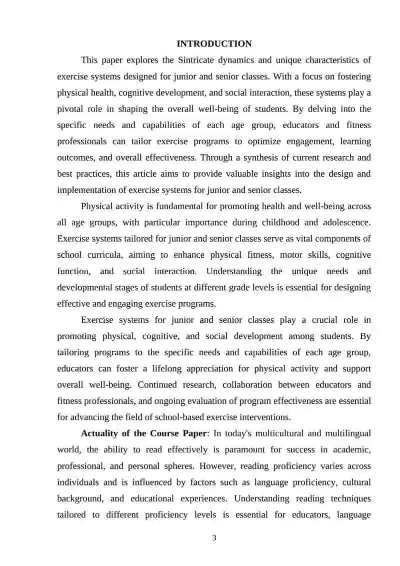 Developmental Considerations and Key Components of Exercise Systems in School-Age Children 2