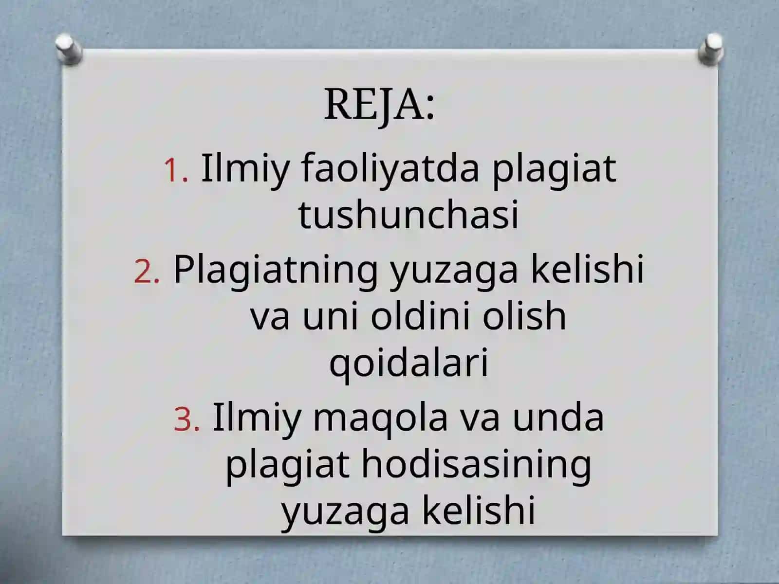 AKADEMIK HALOLLIK VA PLAGIAT 2
