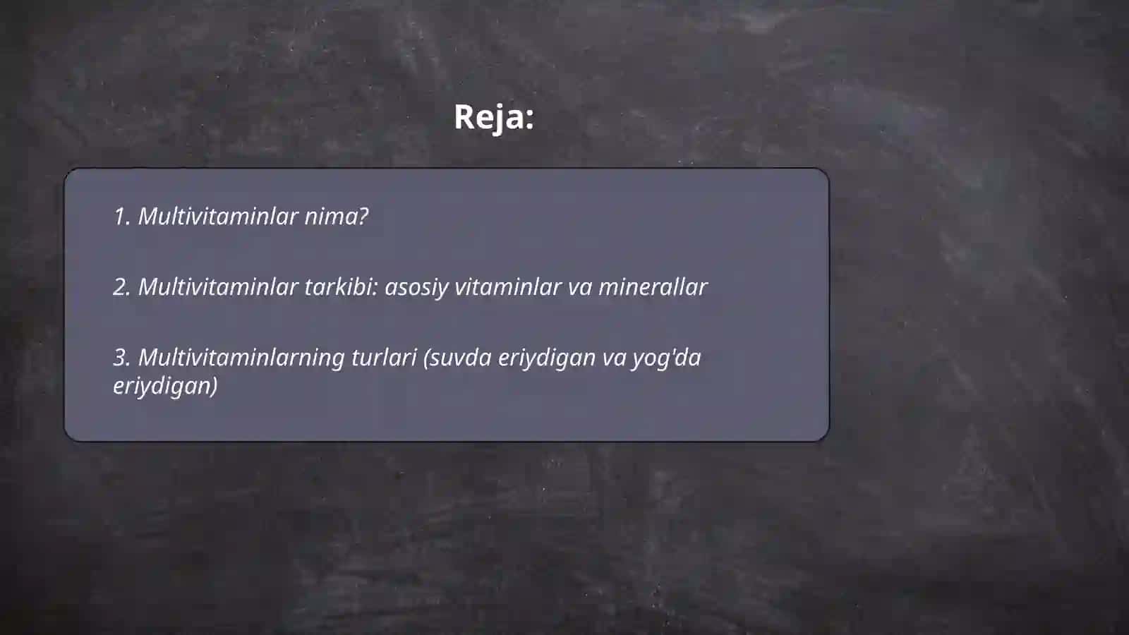 Multivitaminlar 2