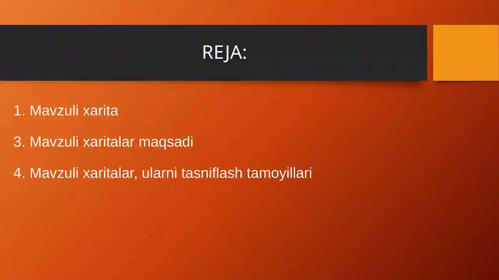 Mavzuli va maxsus kartalarni loyihalash. Kartalarni  loyihalashning guruxlari 2