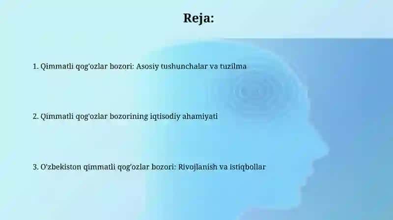 Qimmatli qog'ozlar bozori va uning iqtisodiyotdagi roli 2