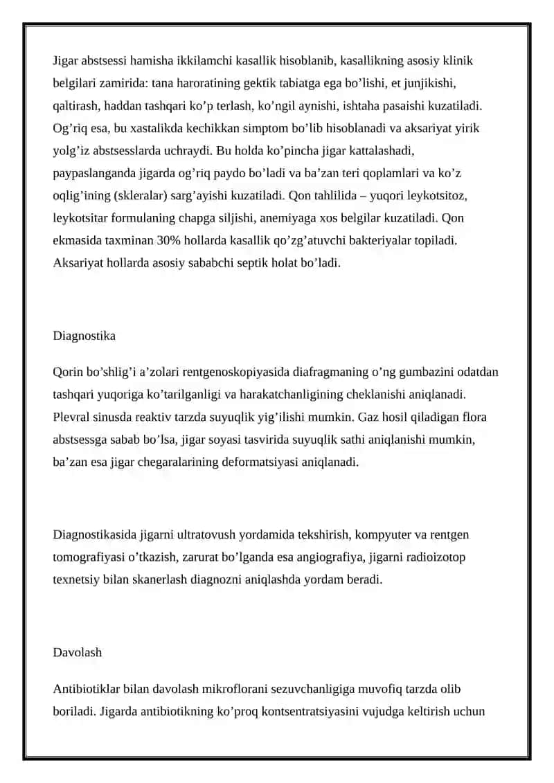 JIGAR XIRURGIK KASALLIKLARI 2