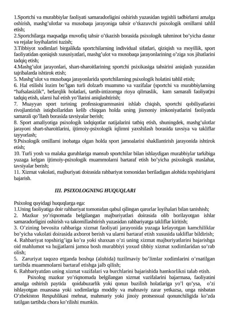 Sport psixologining vazifalari 2