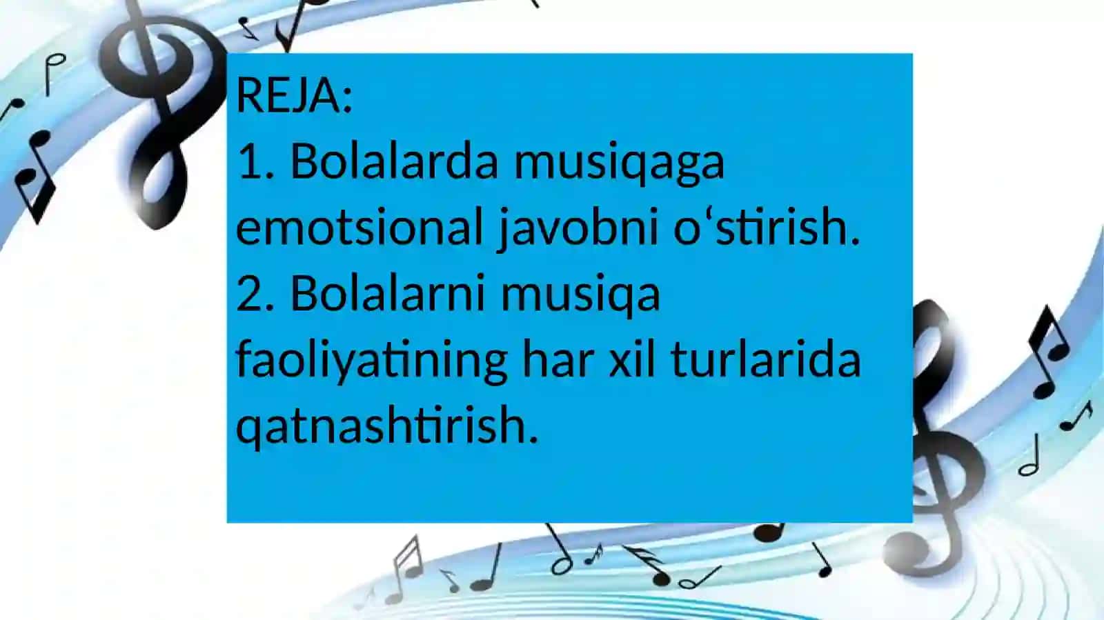 BOLALARNI MUSIQAVIY QOBILIYATINI RIVOJLANTIRISH 2