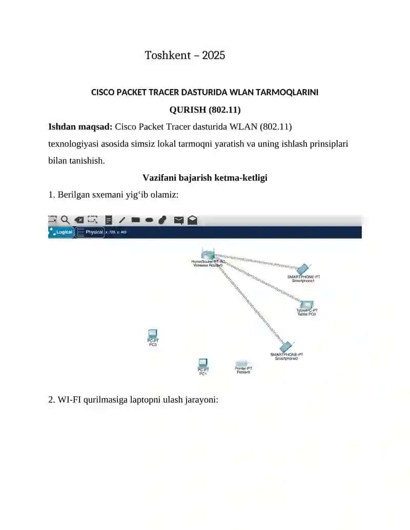 cisco packet tracer da vlan yaratish 2