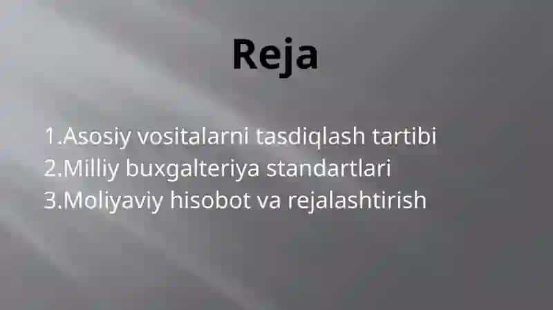 Buxgalteriya hisobning milliy standarti (5-son BHMS ) 2