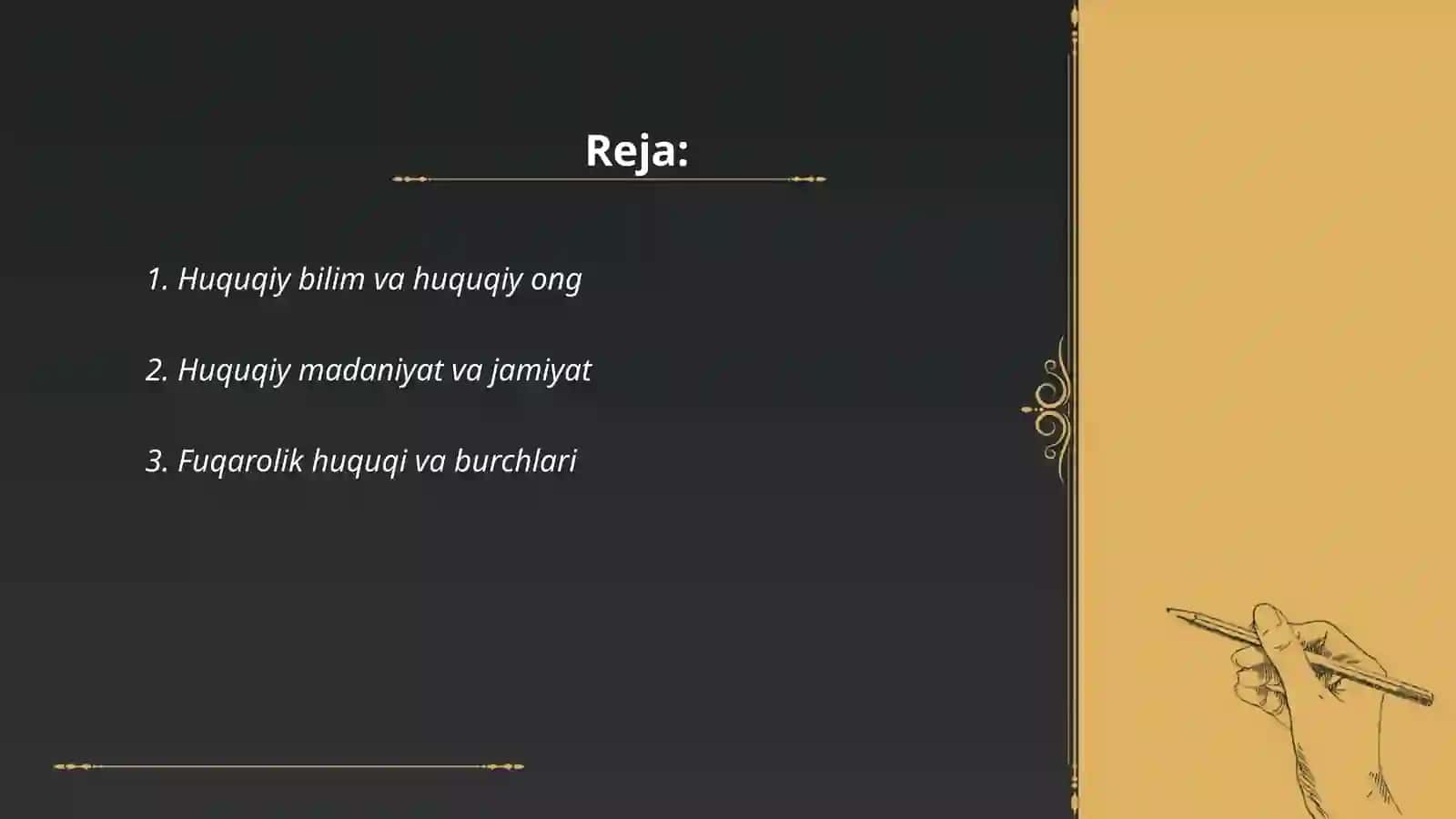 Huquqiy ong va huquqiy madaniyat 2