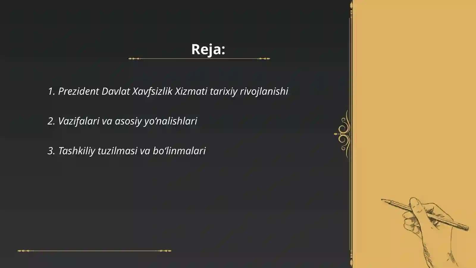 Prezident Davlat Xavfsizlik Xizmati (PDXX) 2