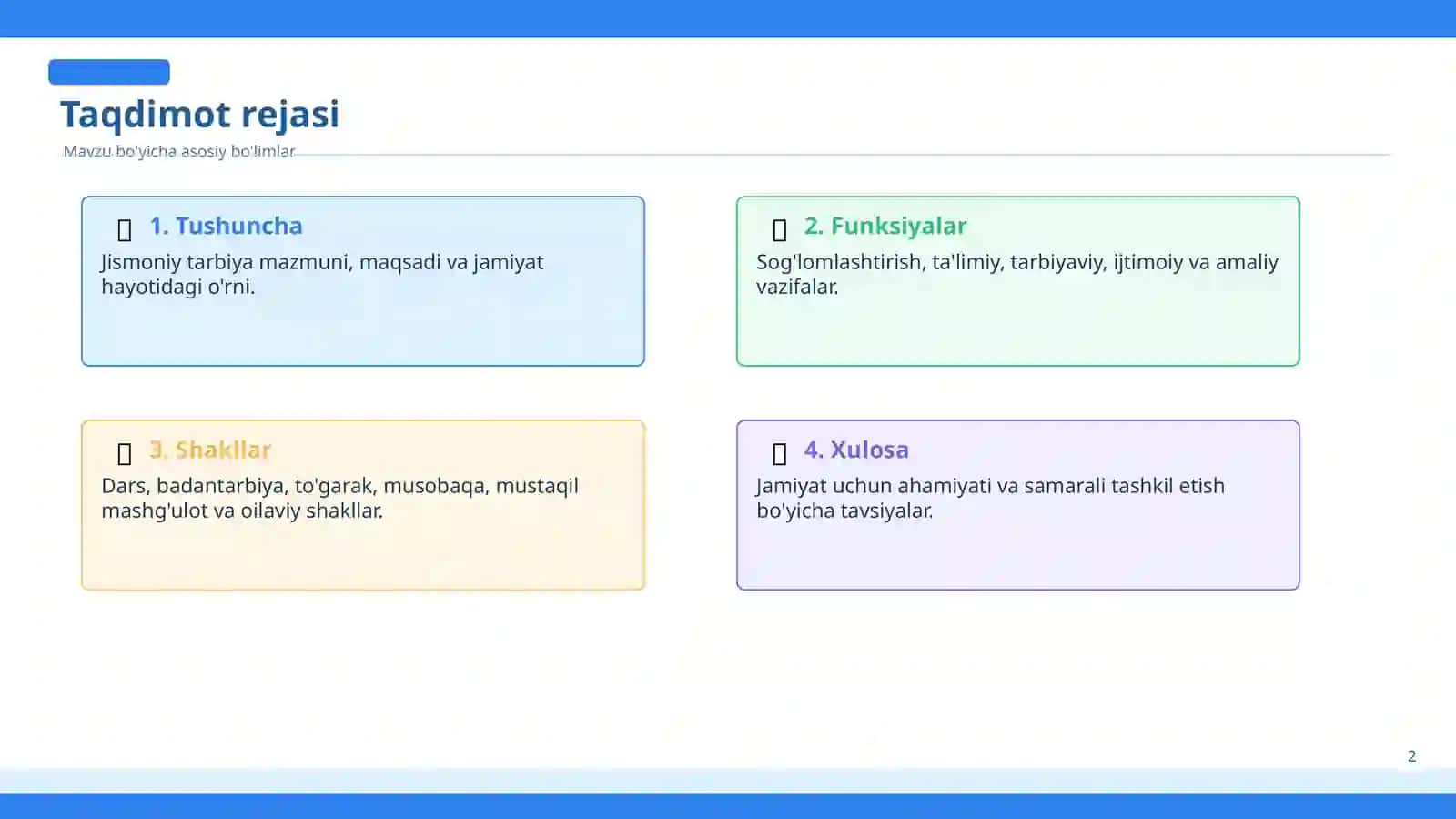 Jismoniy tarbiyaning jamiyatdagi asosiy funksiya va shakllari 2