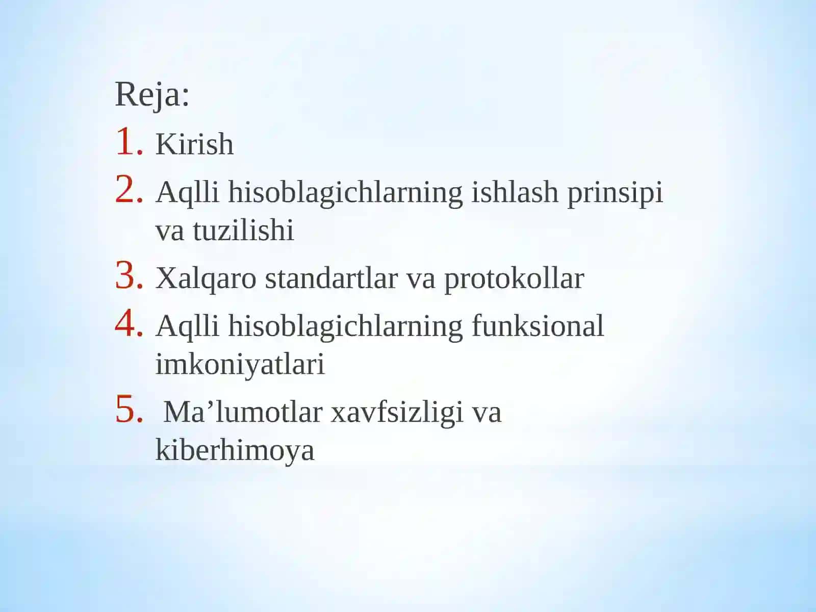 Aqlli (smart) hisoblagichlar va ularning standartlari 2