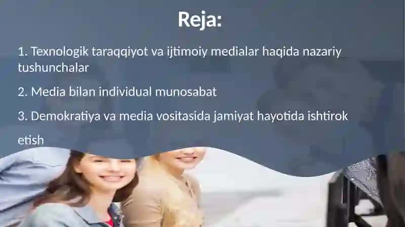 Shaxslar va hamjamiyatlarning media bilan o’zaro munosabati 2