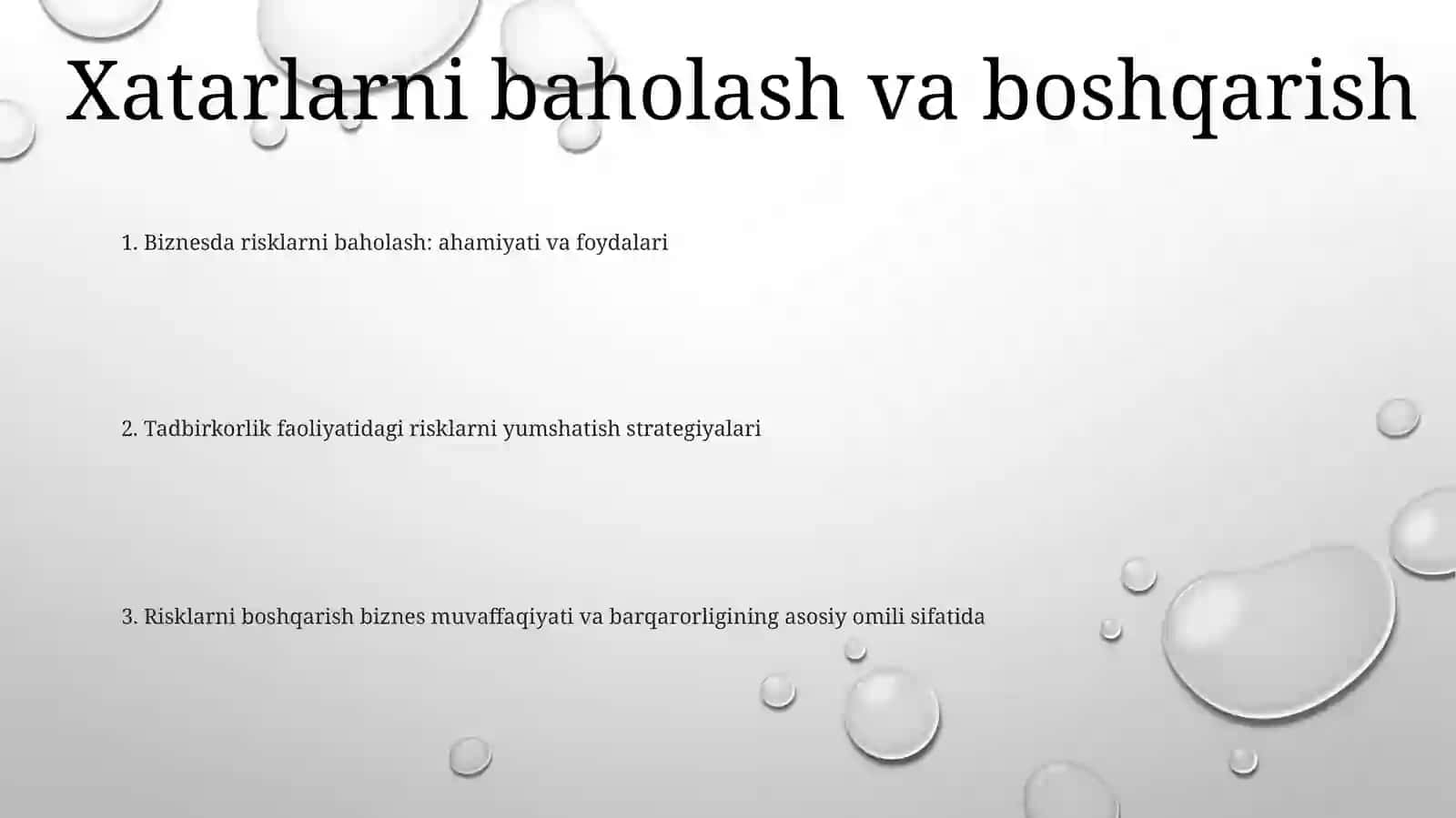 Biznes Su'Beyktlar Faoliyatida Tavakkalchiliklarni Kamaytirish Yo'Llari 2