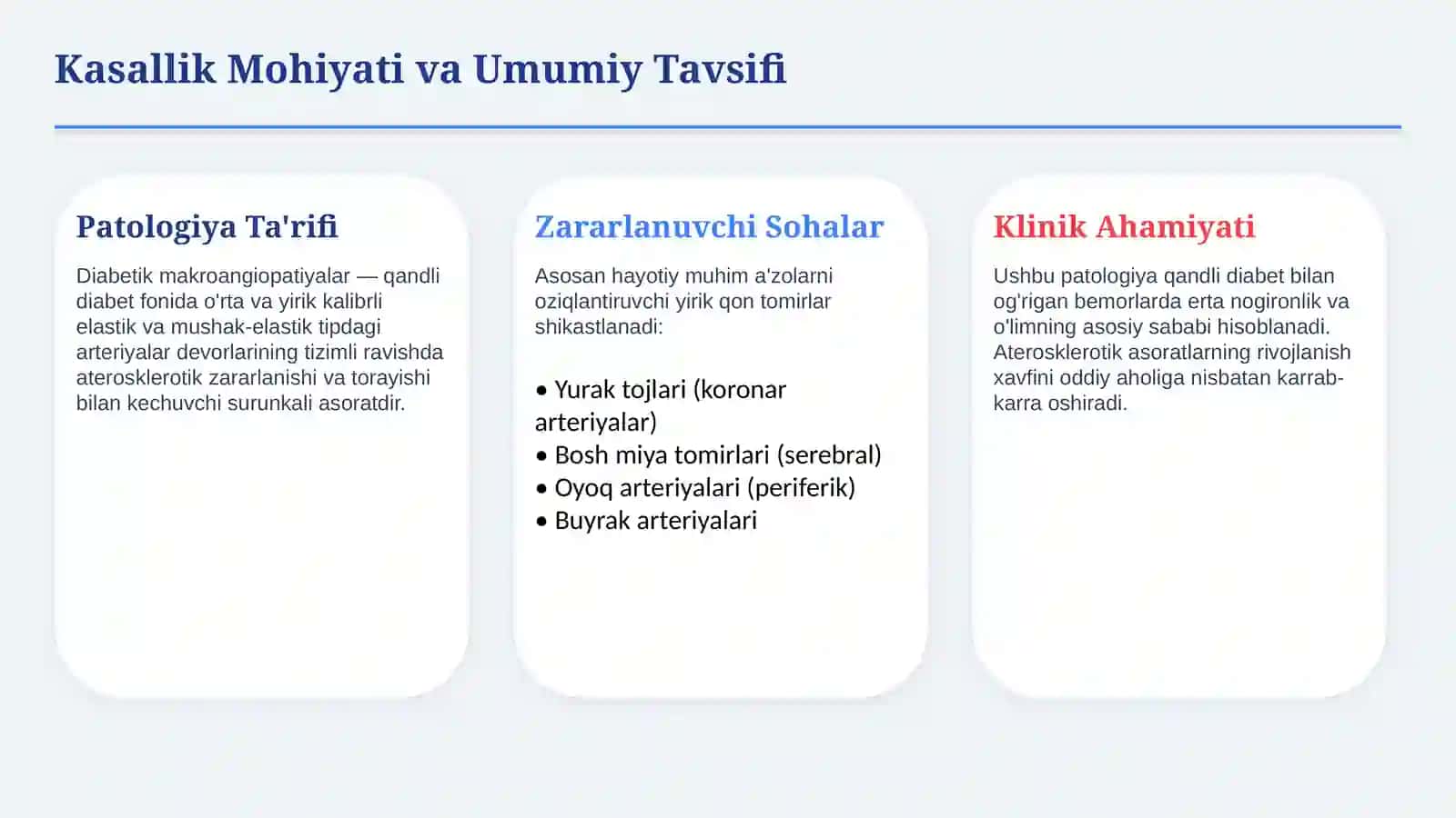 Diabetik makroangiopatiyalar — 15 slaydli tibbiy taqdimot 2