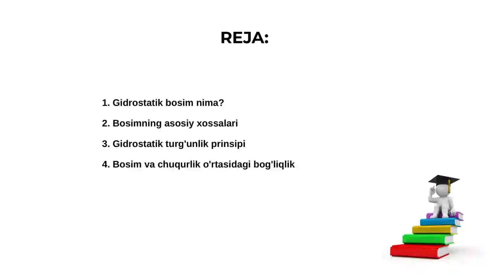 Gidrostatik bosim va uning xossalari 2