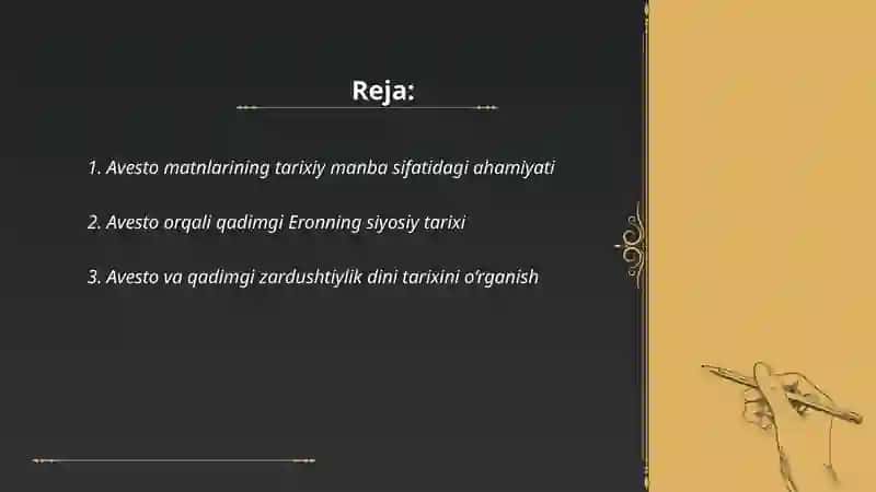 Avesto Muhim Tarixiy Manba Sifatida 2