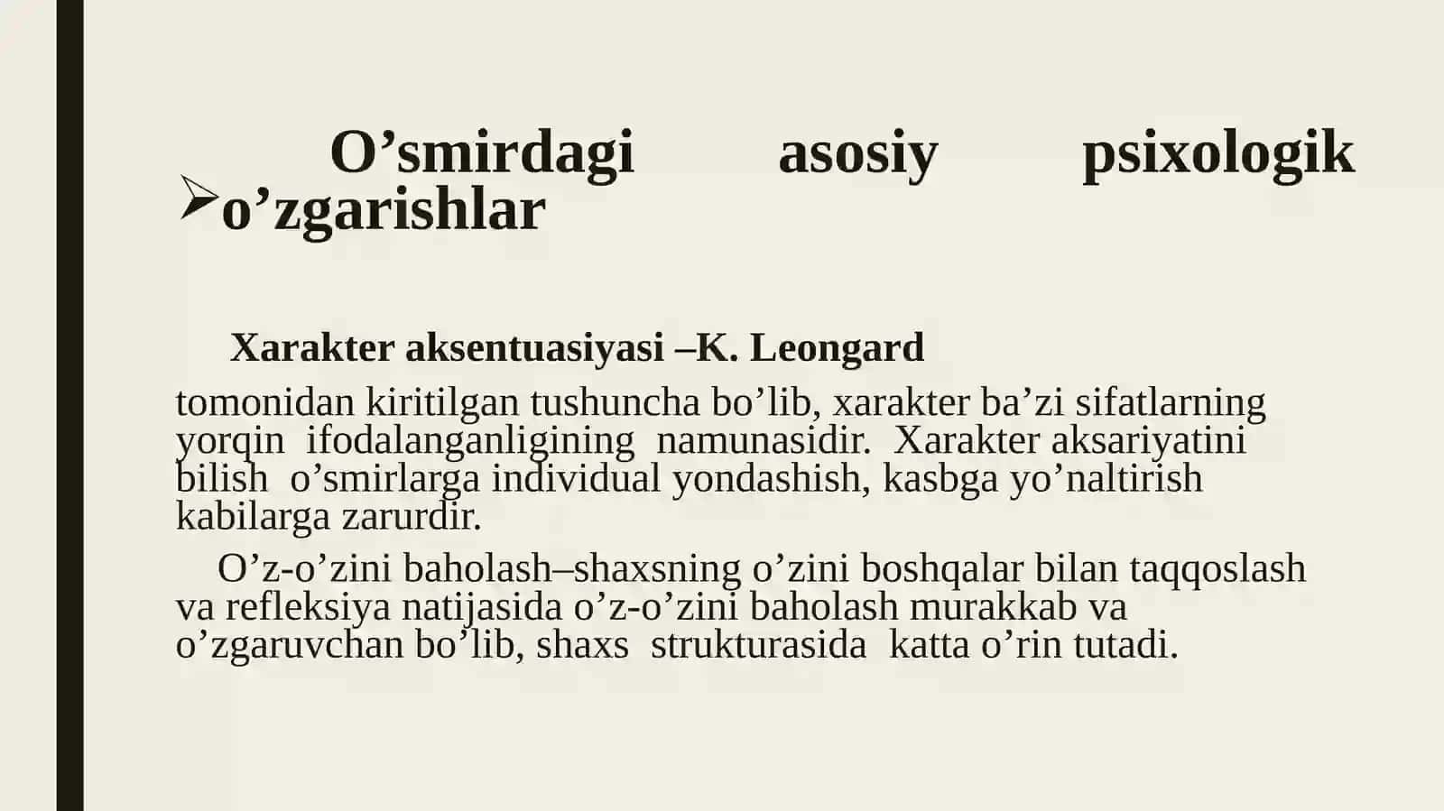 O’smirlik davrida fiziologik rivojlanish xususiyatlari va uning o’smir  psixologiyasiga ta’siri 2
