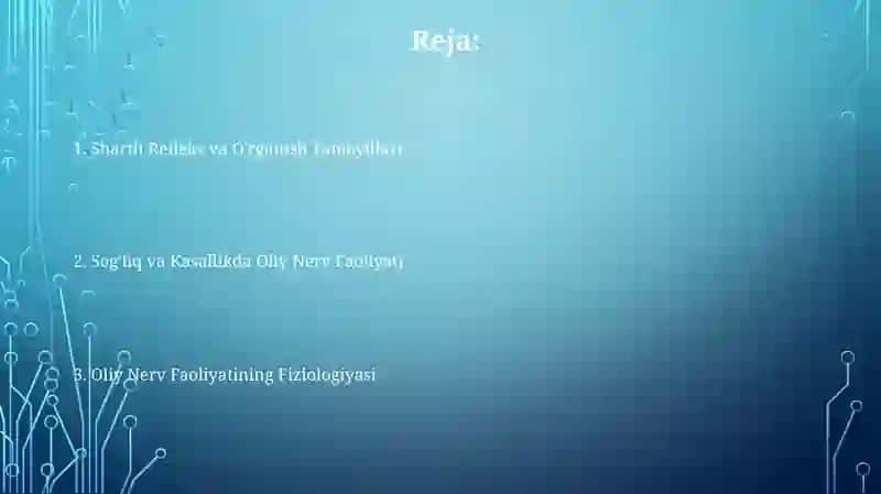 Oliy nerv faoliyati 2