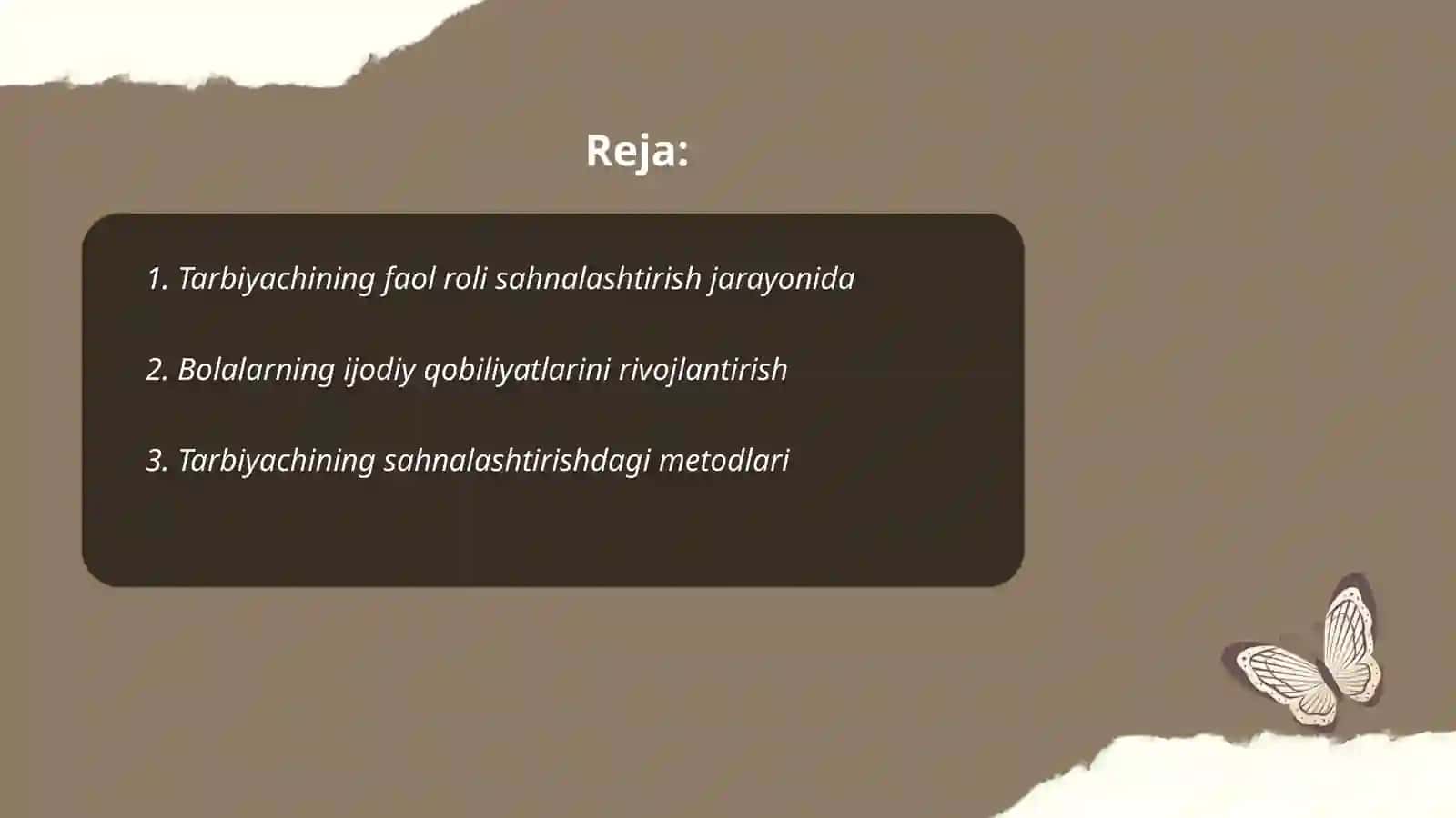 Maktabgacha taʼlim tashkilotida sahnalashtirishda tarbiyachining roli 2