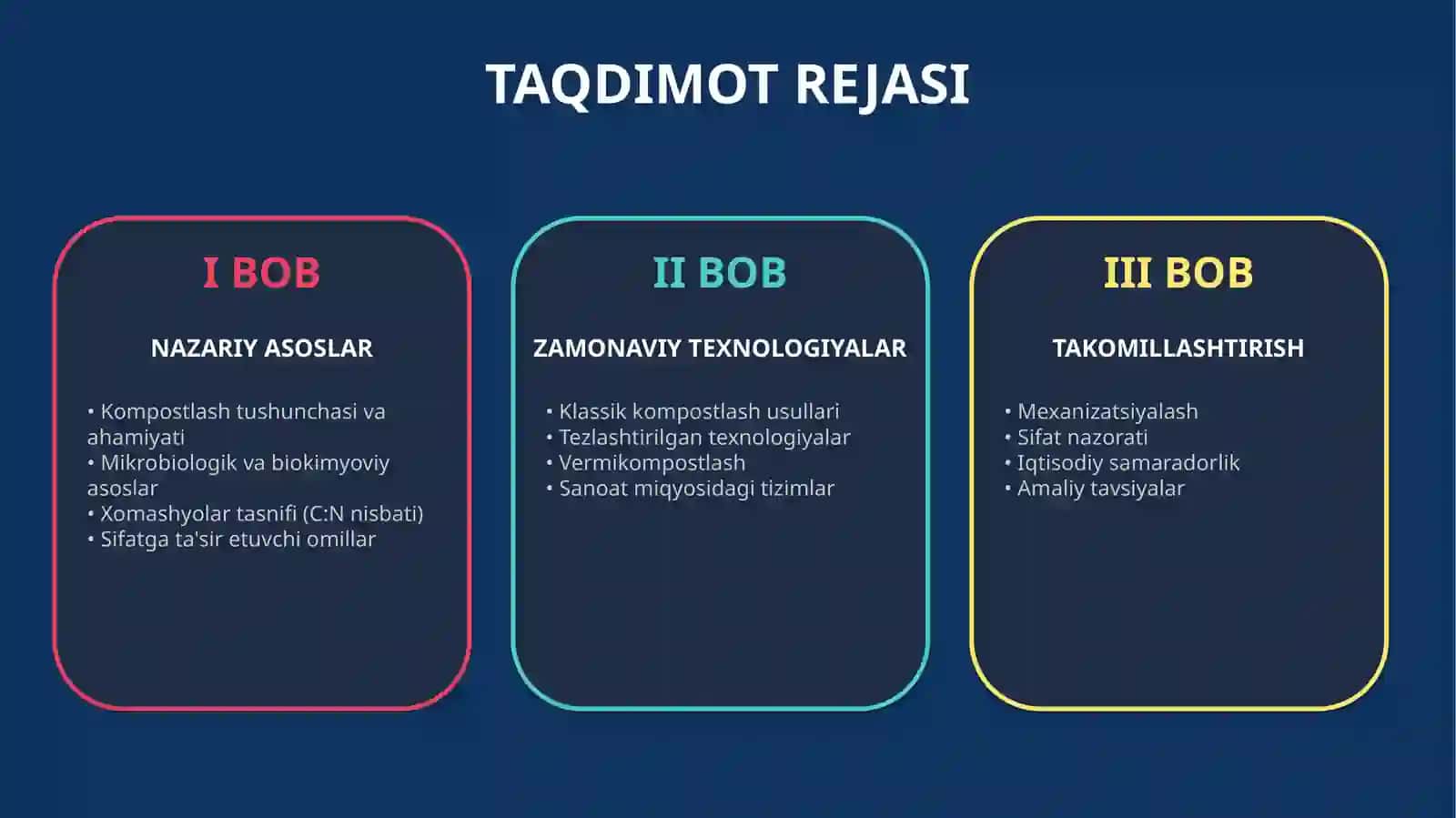 KOMPOST TAYYORLASH TEXNOLOGIYASINI ISHLAB CHIQISH VA TAKOMILLASHTIRISH USULLARI 2