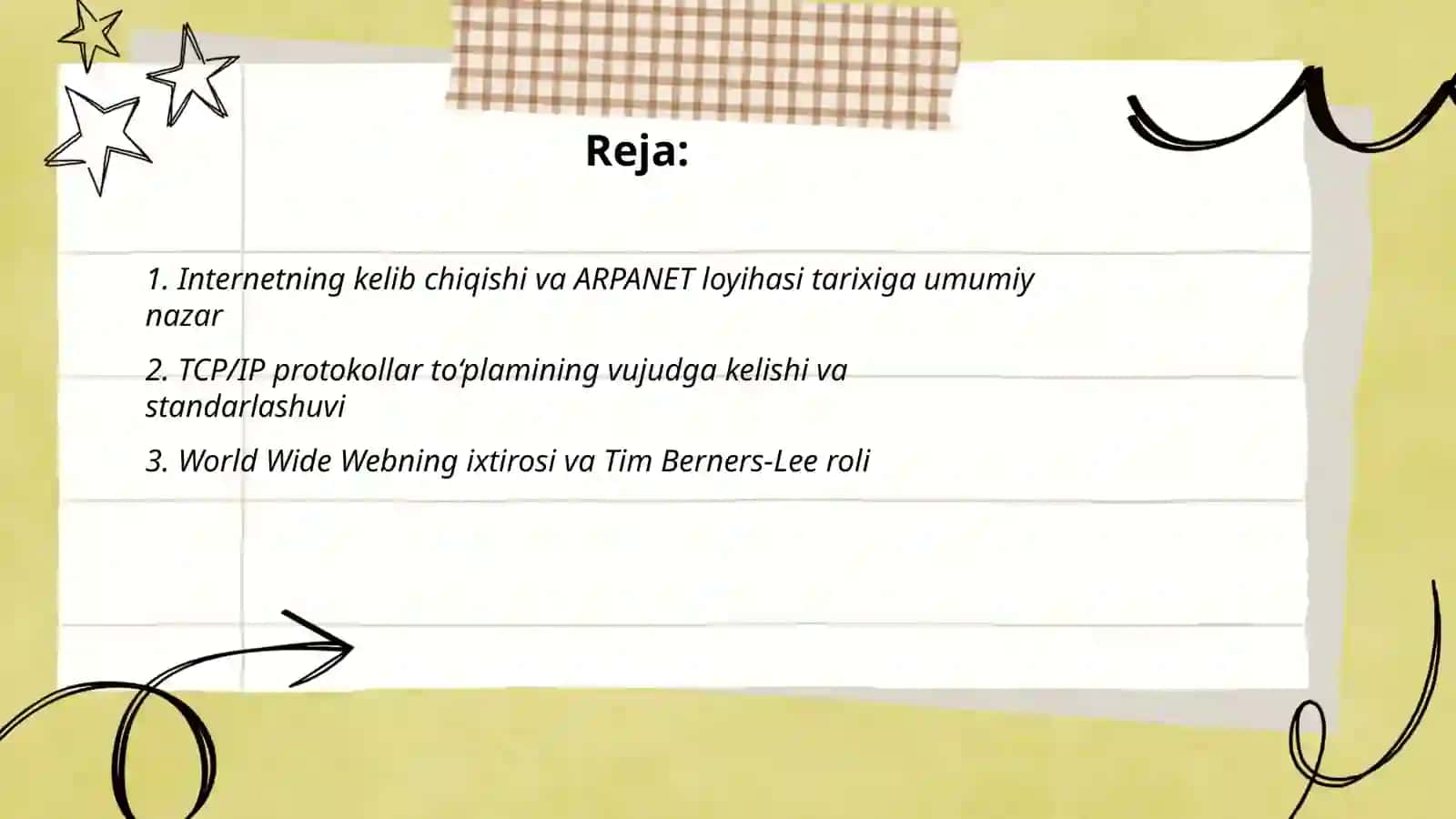 Internetning yaratilishi, rivojlanish bosqichlari tarixi va hozirgi kunda ahamiyati 2