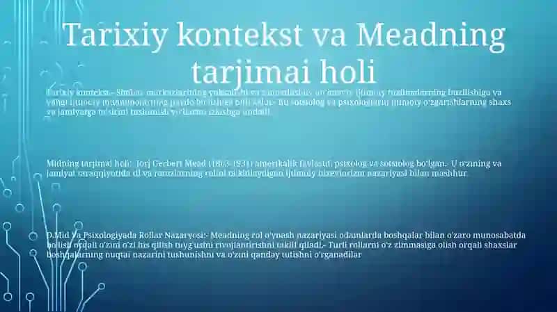 D.Mid Va Psixologiyada Rollar Nazaryasi 2