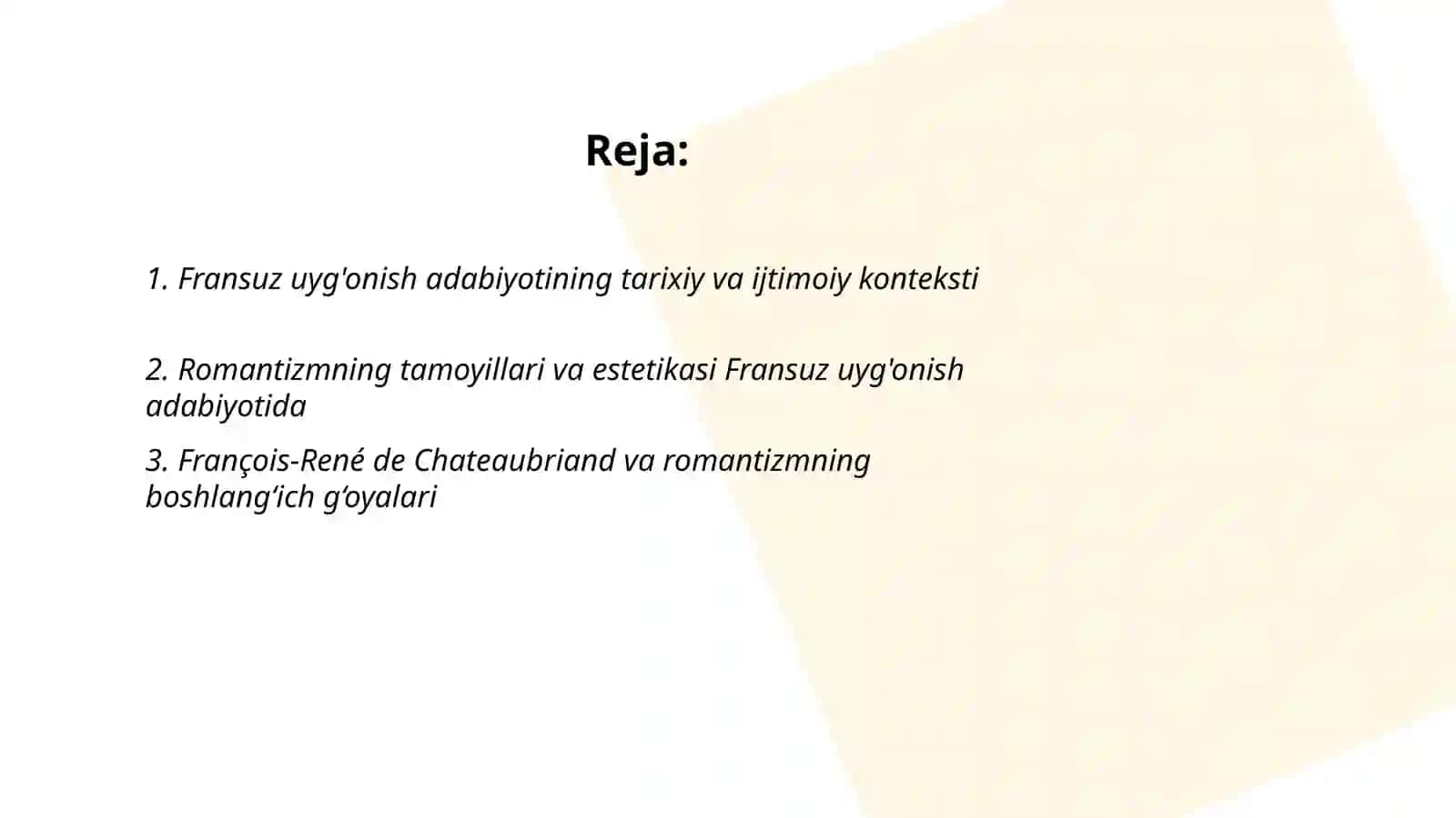 Fransuz uyg'onish adabiyoti 2