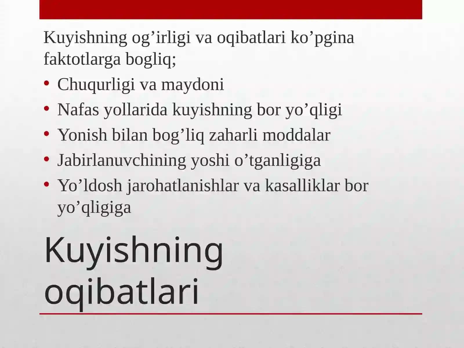 Yong’inda qolgan murdalarni tekshirish usullari 2