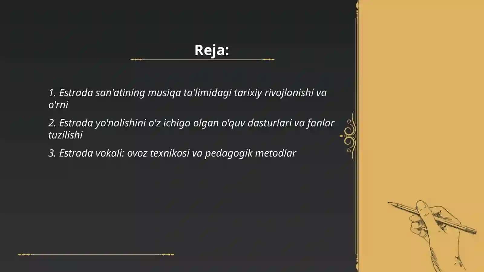 Musiqiy ta’limda estrada san’atini tutgan oʻrni 2