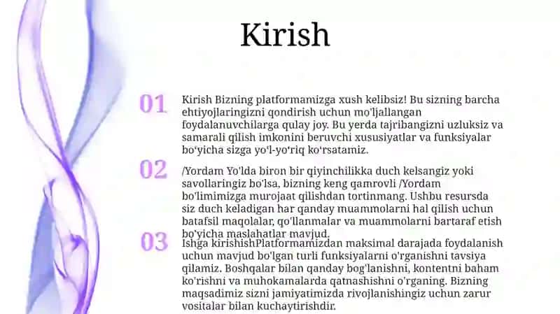 Yo'lda biron bir qiyinchilikka duch kelsangiz 2